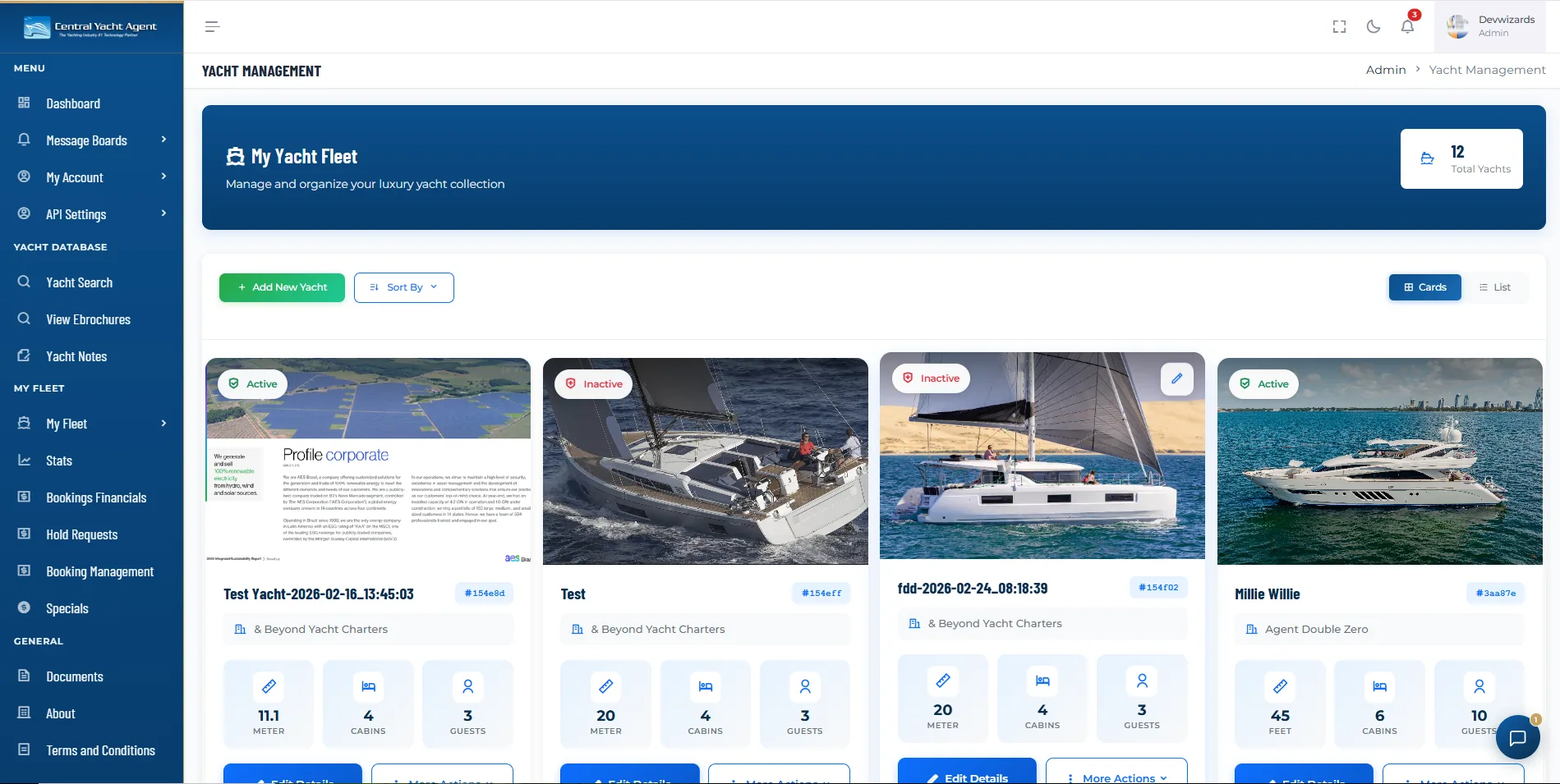 Central Yacht Agency